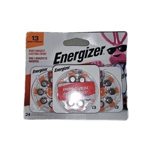 Energizer Zinc Air Hearing Aid Batteries, Size 13, 24-Pack  Exp 8/27  #890